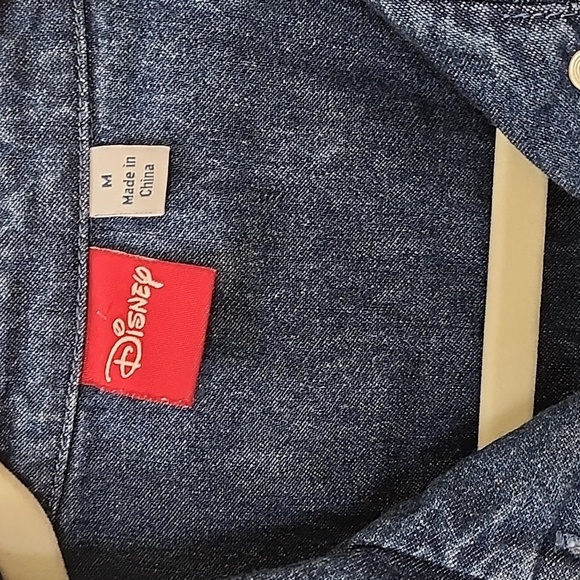 Disney Princesses Bradford Exchange Two-Sided Embroidered Denim Shirt Medium - Picture 4 of 16